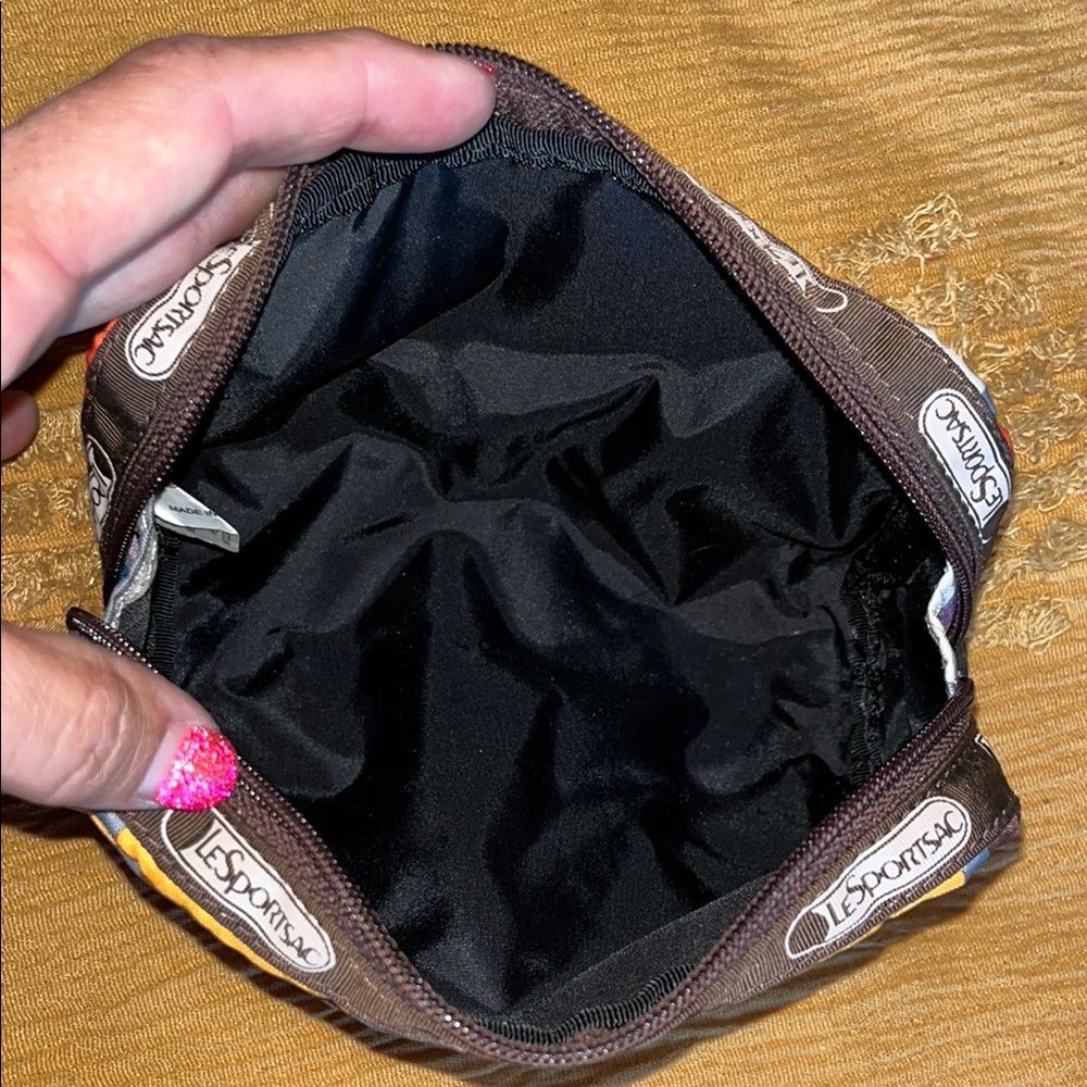 LeSportsac Colorful Striped Pouch - Picture 3 of 7